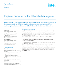 Data Center Facilities Risk Management