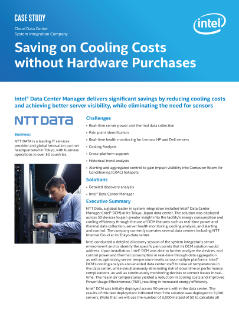 Saving on Cooling Costs without Hardware Purchases
