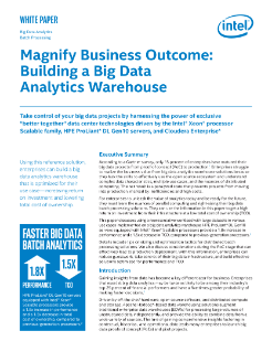 Building a Big Data Analytics Warehouse