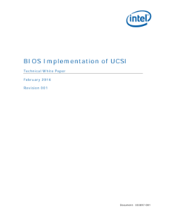 BIOS Implementation of UCSI